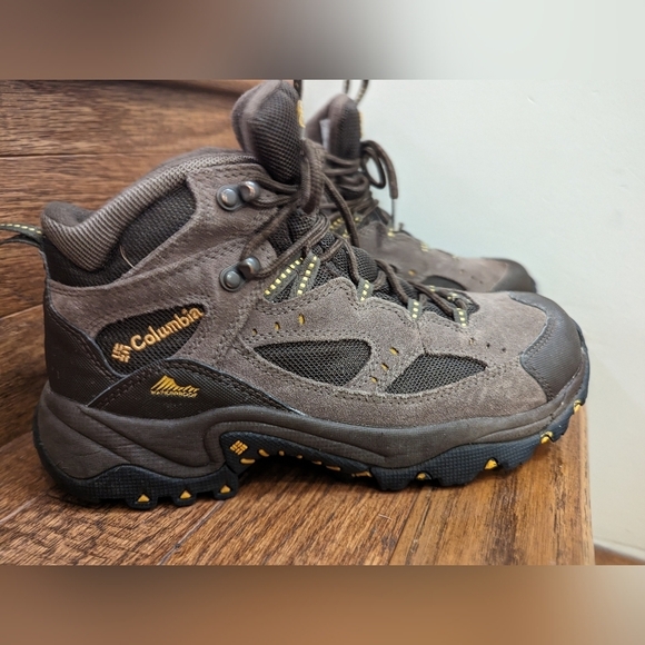 Columbia Hiking Boot, brown Waterproof Leather mens size 7.5, Winter Boot - Picture 9 of 14